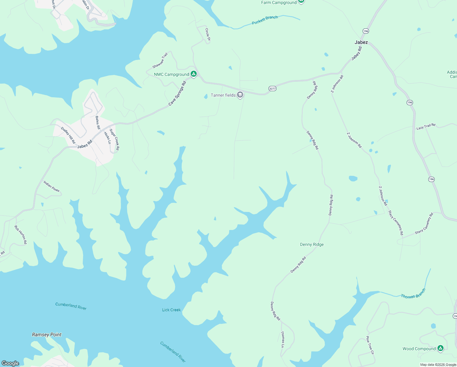 map of restaurants, bars, coffee shops, grocery stores, and more near Middle Ridge Road in Monticello