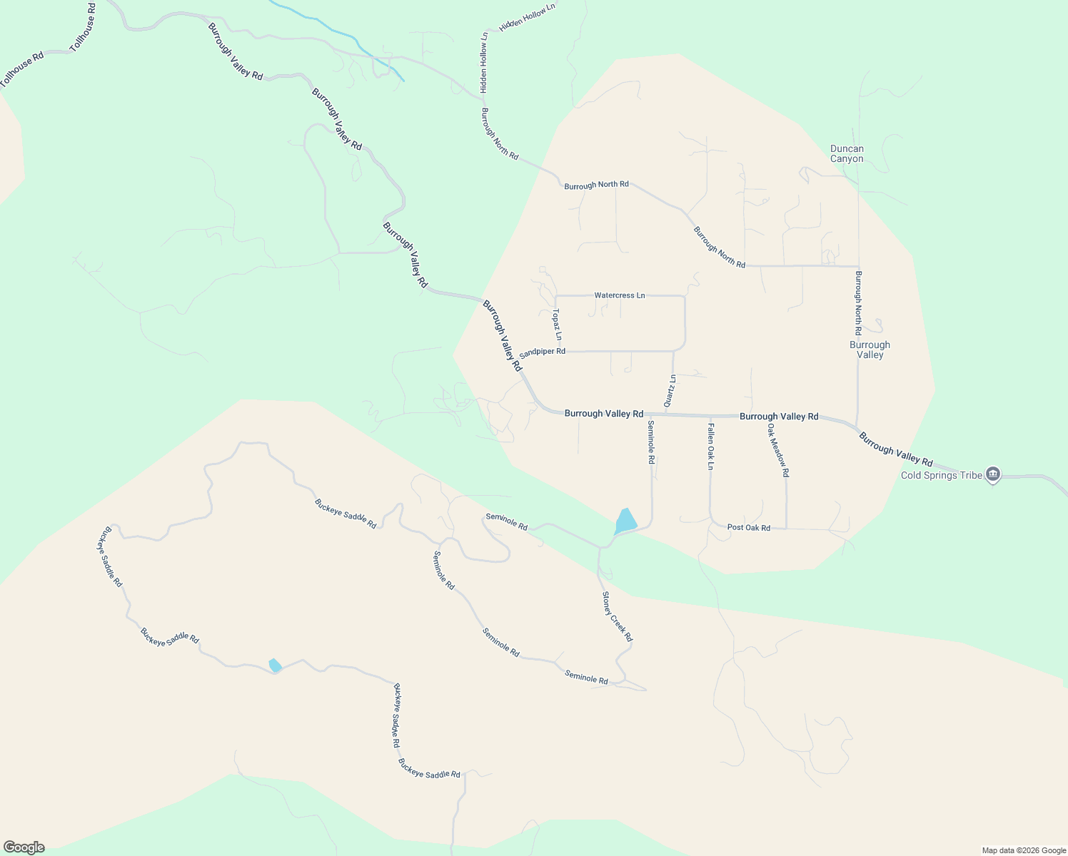 map of restaurants, bars, coffee shops, grocery stores, and more near 28715 Burrough Valley Road in Tollhouse