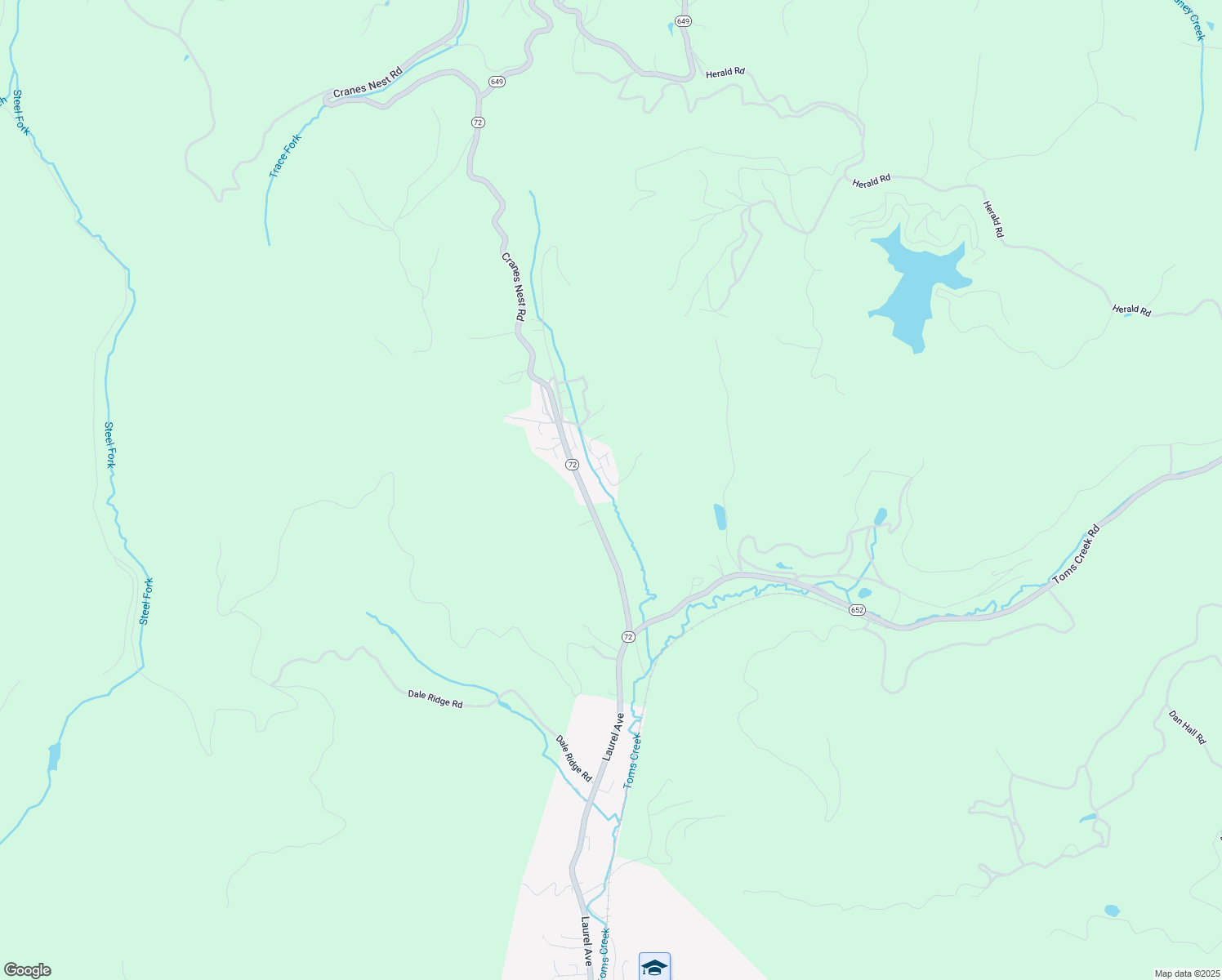 map of restaurants, bars, coffee shops, grocery stores, and more near 12056 Floyd Road in Coeburn