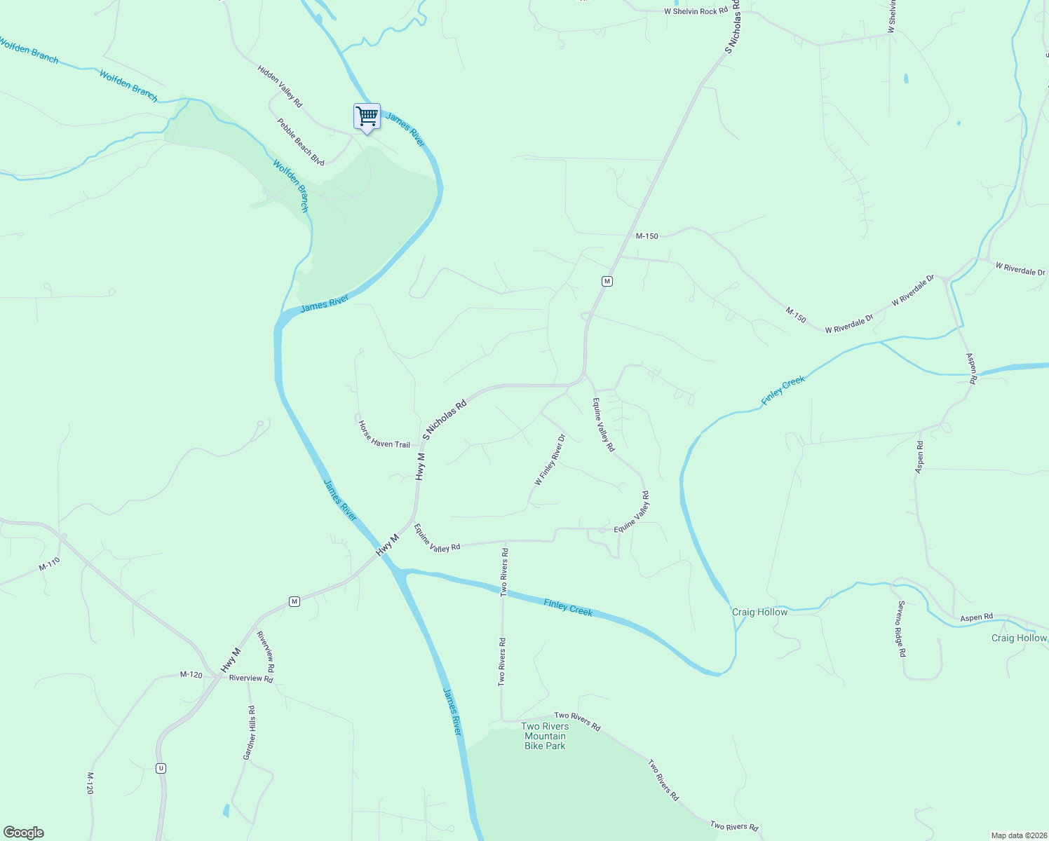 map of restaurants, bars, coffee shops, grocery stores, and more near 2370 Kissee Drive in Nixa
