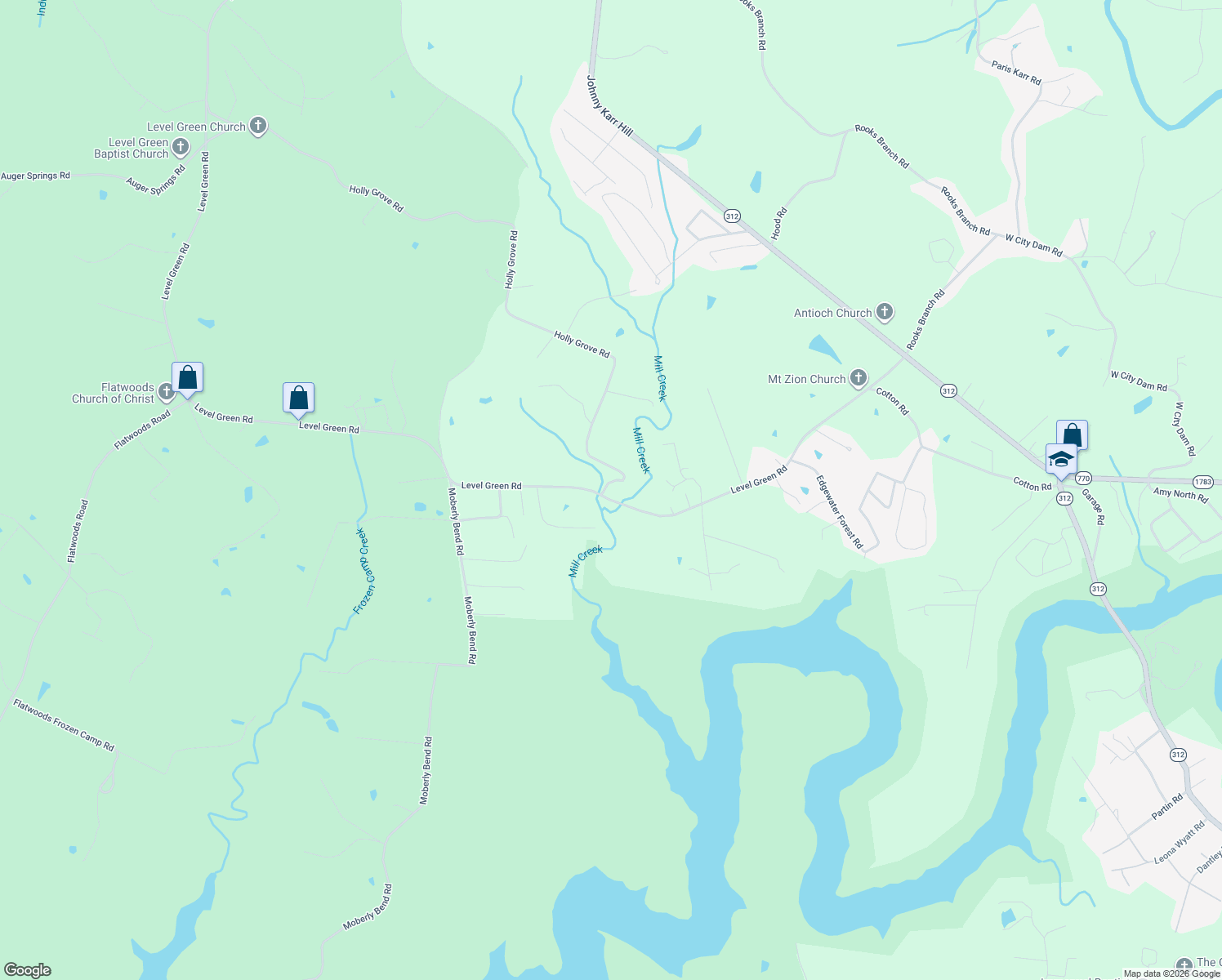 map of restaurants, bars, coffee shops, grocery stores, and more near 2937 Level Green Road in Corbin