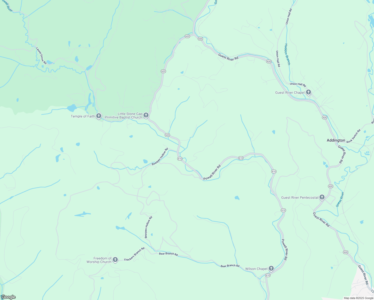 map of restaurants, bars, coffee shops, grocery stores, and more near 6926 Cooke Road in Norton