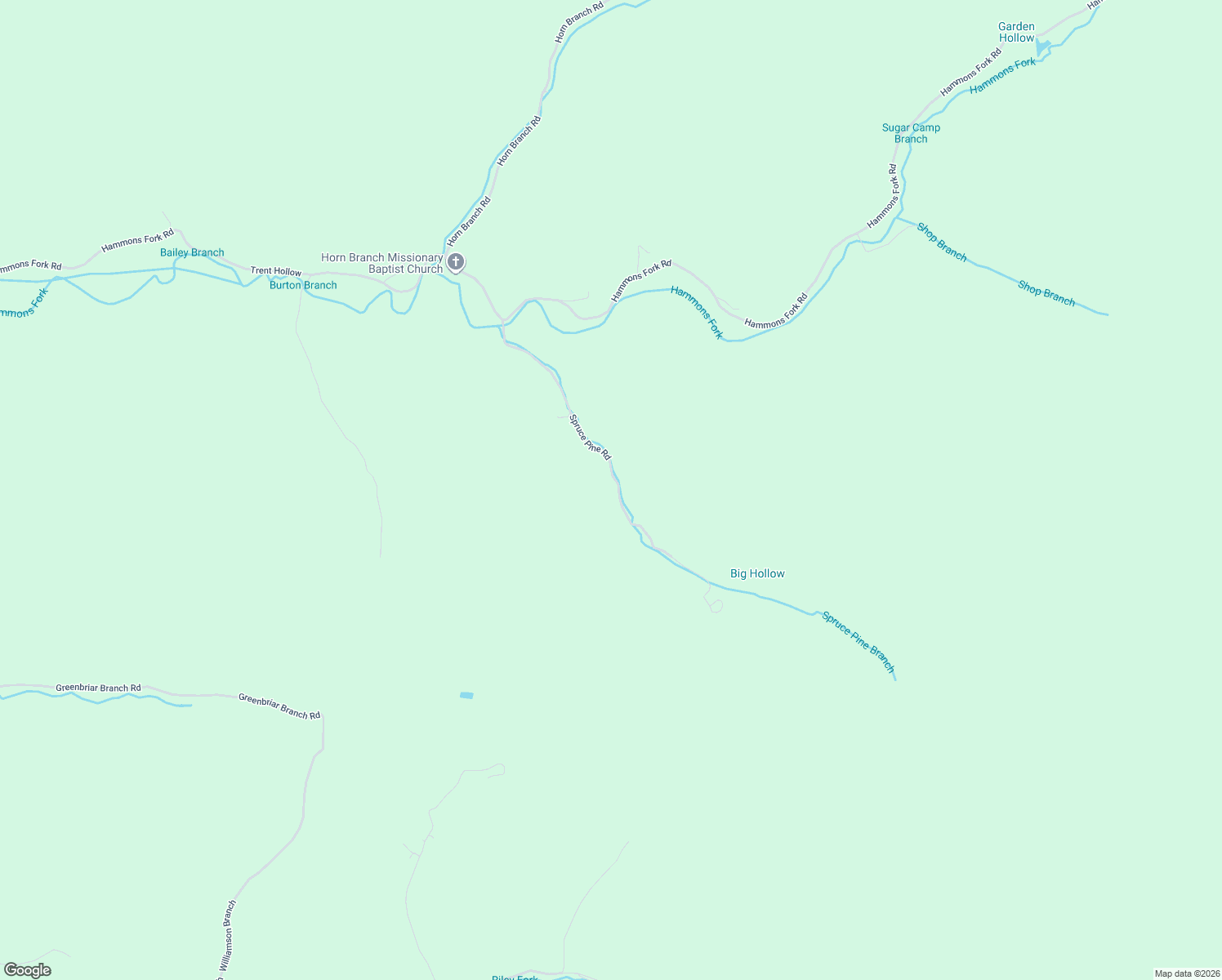map of restaurants, bars, coffee shops, grocery stores, and more near 610 Spruce Pine Road in Woollum