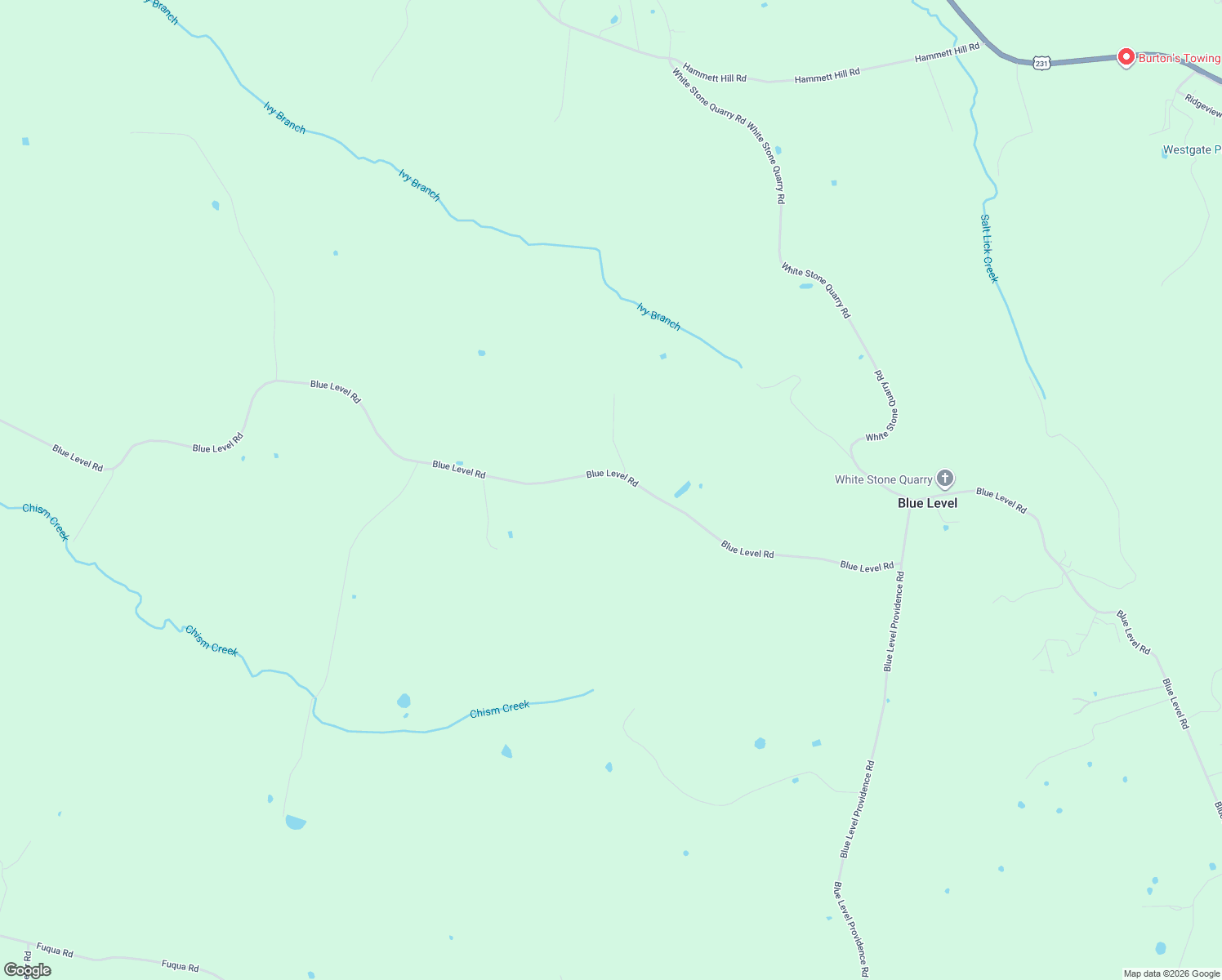map of restaurants, bars, coffee shops, grocery stores, and more near 3938 Blue Level Road in Rockfield