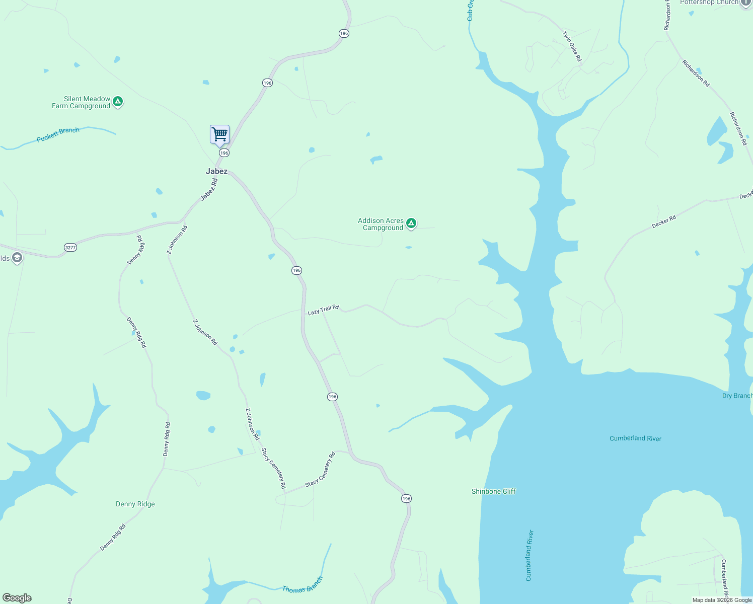 map of restaurants, bars, coffee shops, grocery stores, and more near 359 Leisure Acres Drive in Nancy