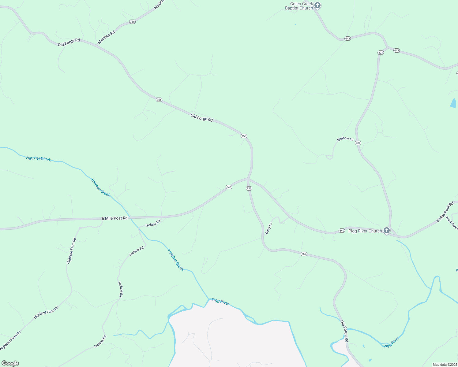 map of restaurants, bars, coffee shops, grocery stores, and more near 3719 6 Mile Post Road in Callaway