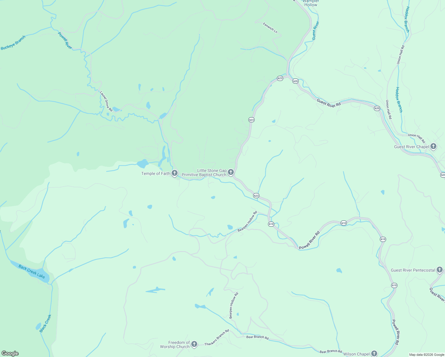 map of restaurants, bars, coffee shops, grocery stores, and more near 6219 Laurel Grove Road in Norton