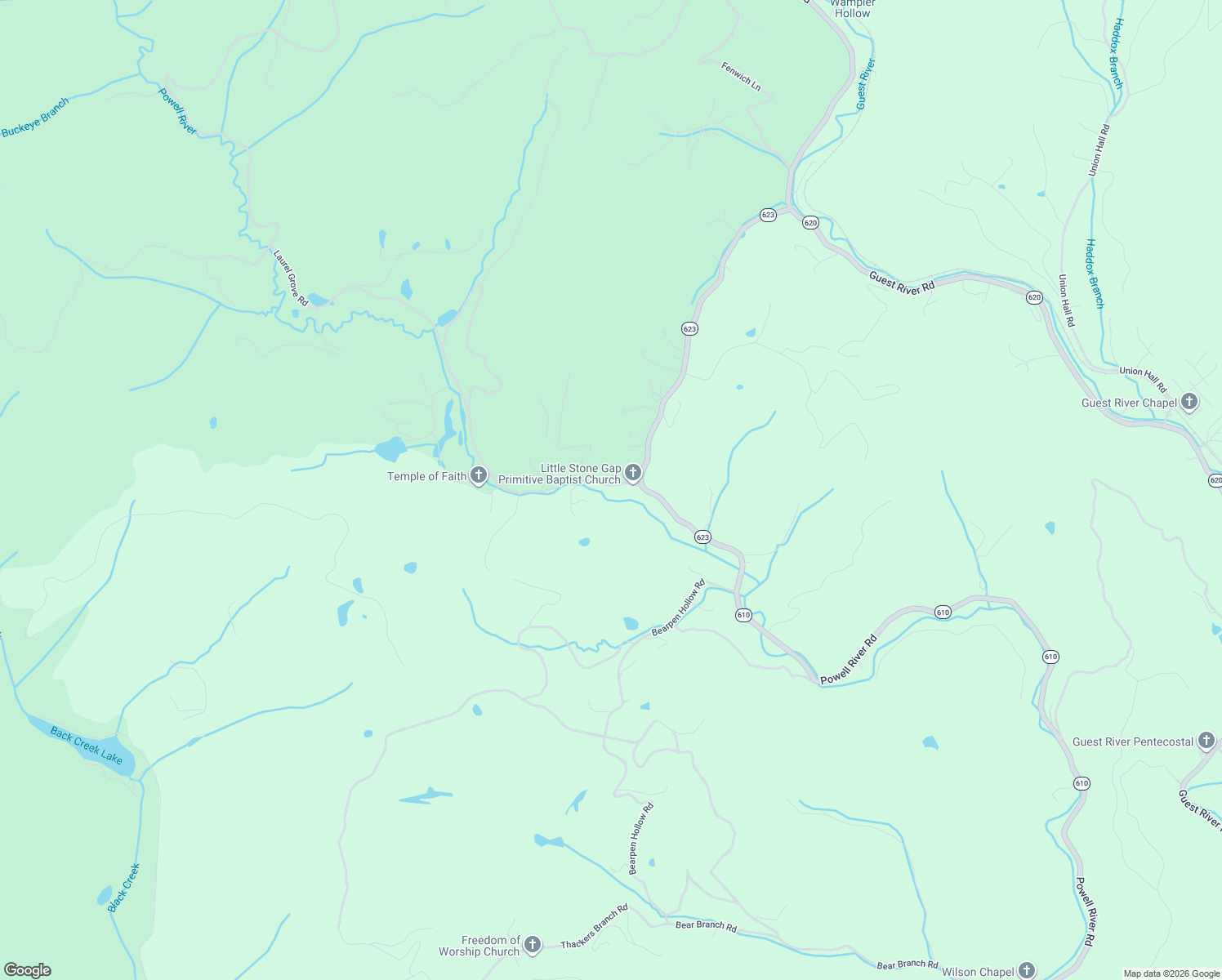 map of restaurants, bars, coffee shops, grocery stores, and more near 6219 Laurel Grove Road in Norton