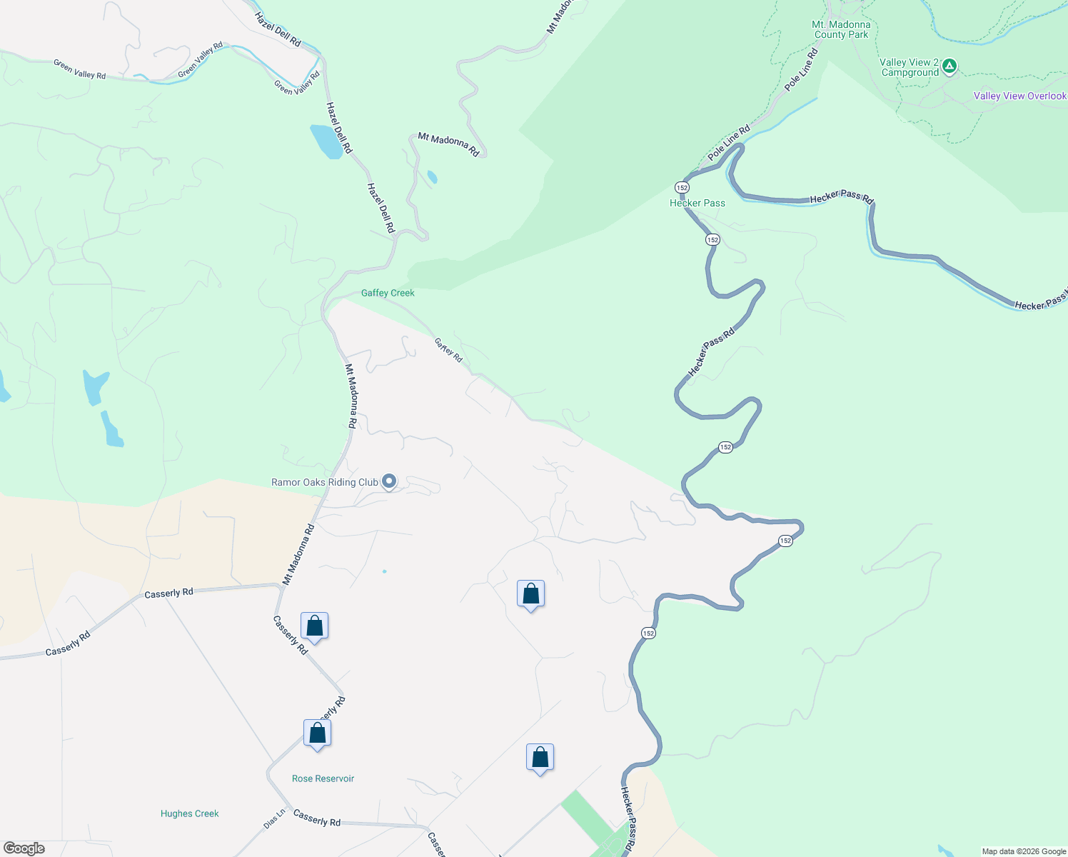 map of restaurants, bars, coffee shops, grocery stores, and more near 262 Gaffey Road in Watsonville