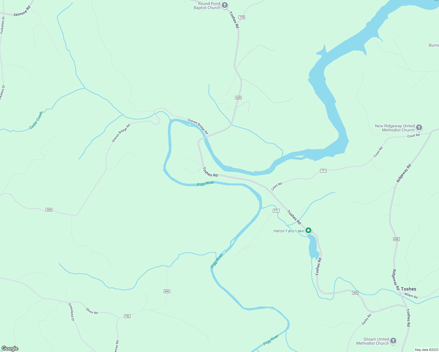 map of restaurants, bars, coffee shops, grocery stores, and more near 9605 Toshes Road in Sandy Level