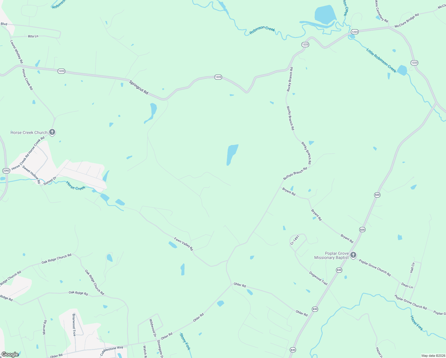 map of restaurants, bars, coffee shops, grocery stores, and more near 384 Bolton Ridge Road in Corbin