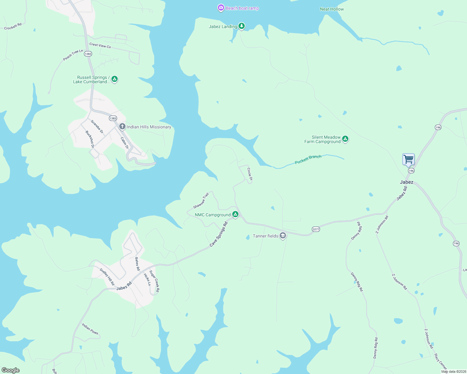 map of restaurants, bars, coffee shops, grocery stores, and more near Beech Grove Drive in Nancy