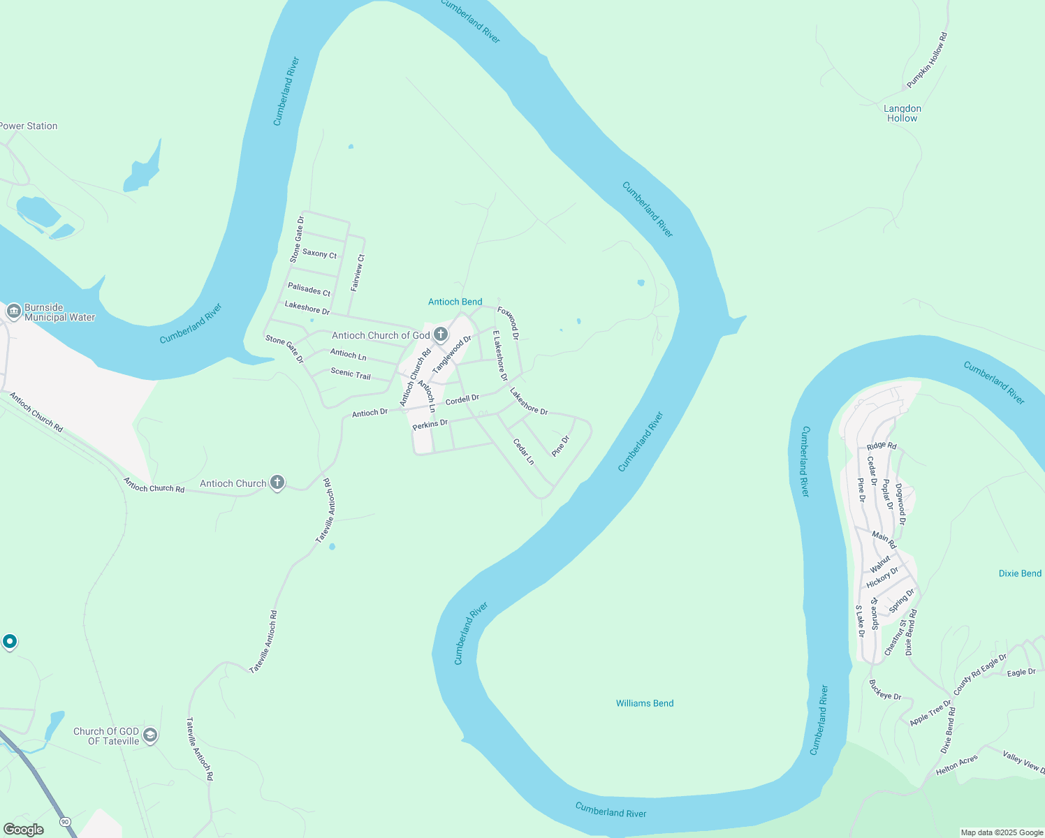 map of restaurants, bars, coffee shops, grocery stores, and more near Scenic Dr in Burnside
