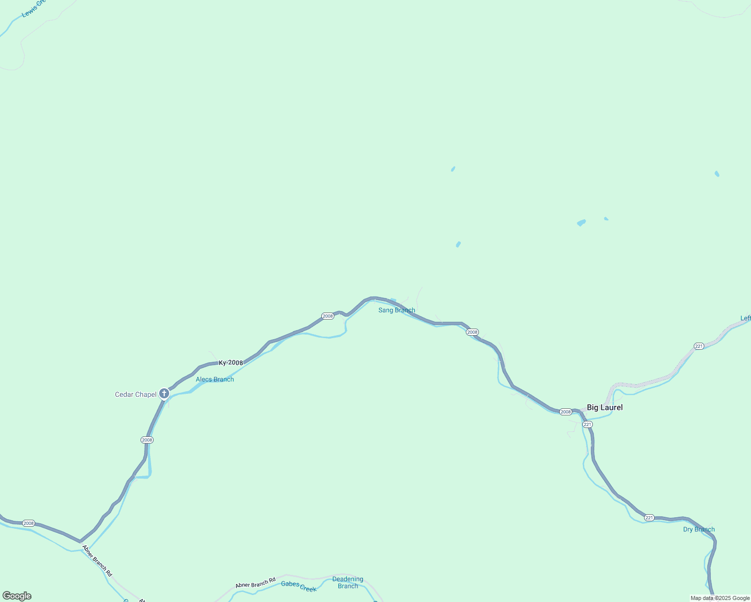 map of restaurants, bars, coffee shops, grocery stores, and more near Cr-1046 in Harlan County