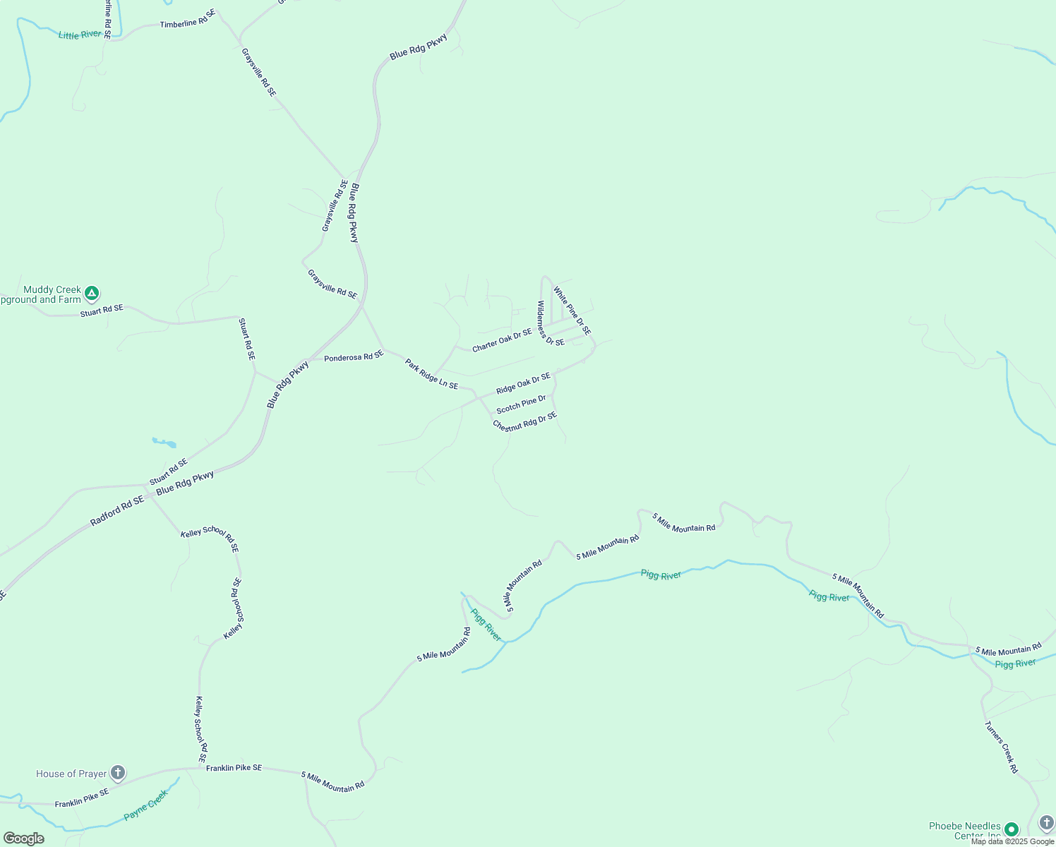map of restaurants, bars, coffee shops, grocery stores, and more near in Copper Hill