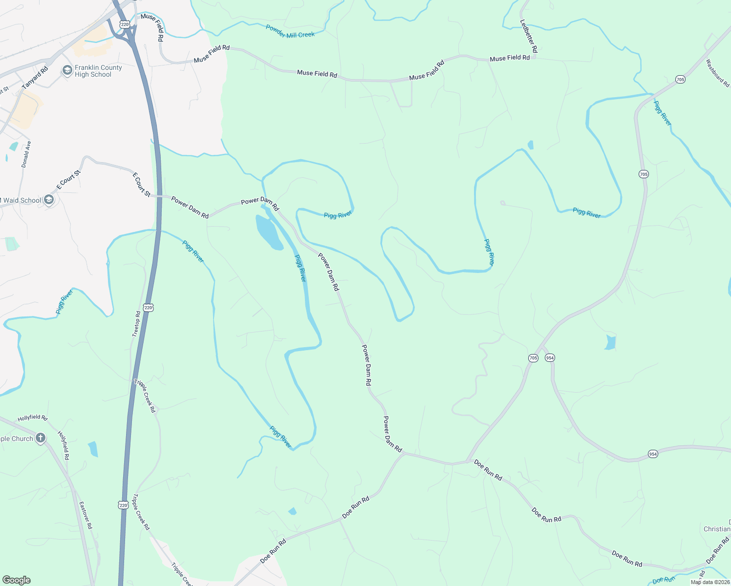 map of restaurants, bars, coffee shops, grocery stores, and more near 998 Power Dam Road in Rocky Mount