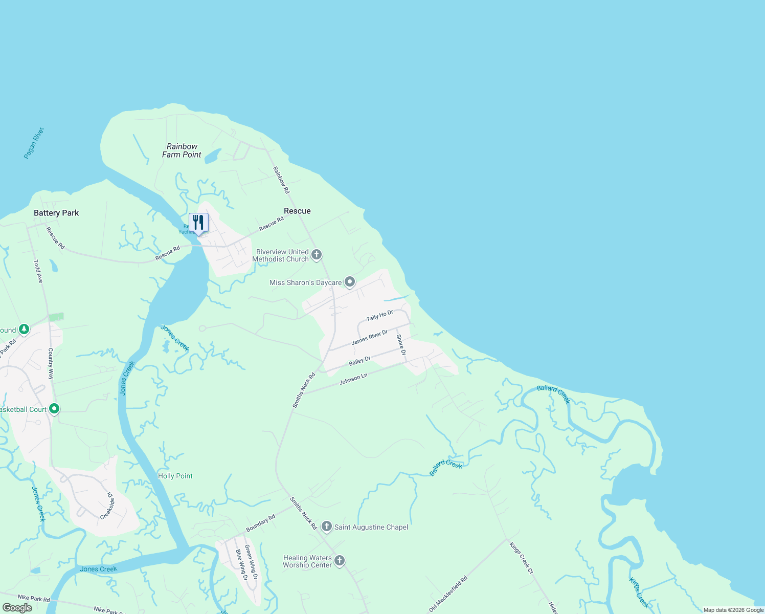 map of restaurants, bars, coffee shops, grocery stores, and more near 22581 Tally Ho Drive in Carrollton