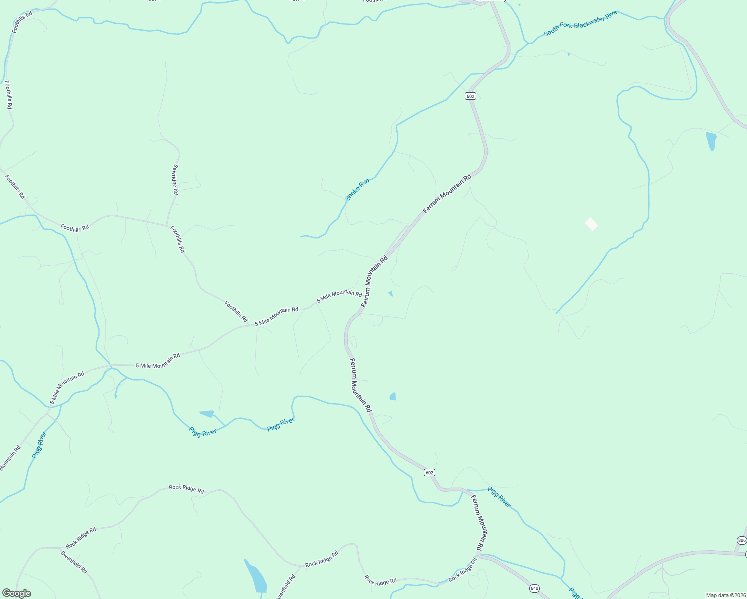 map of restaurants, bars, coffee shops, grocery stores, and more near 5714 Ferrum Mountain Road in Callaway