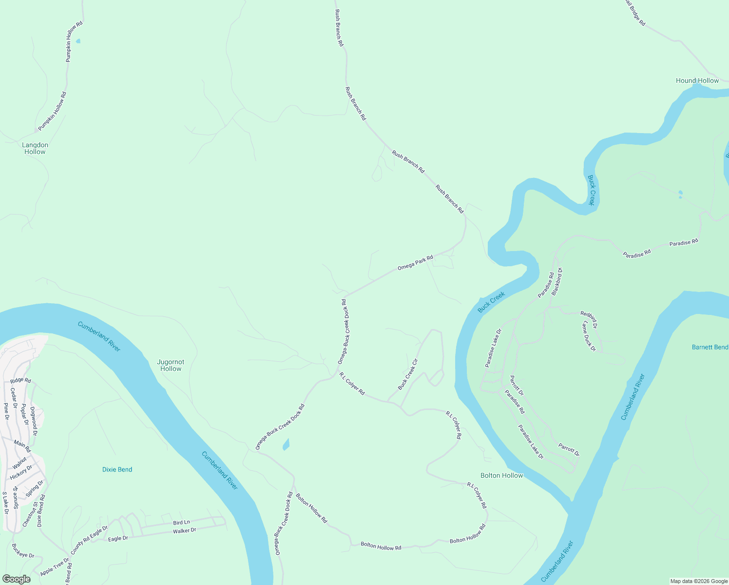 map of restaurants, bars, coffee shops, grocery stores, and more near 328-1188 Omega-Buck Creek Dock Road in Somerset