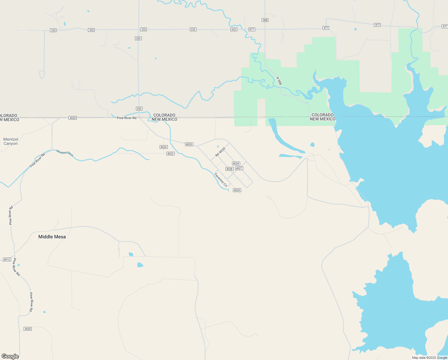 map of restaurants, bars, coffee shops, grocery stores, and more near 95 County Road 4025 in Navajo Dam