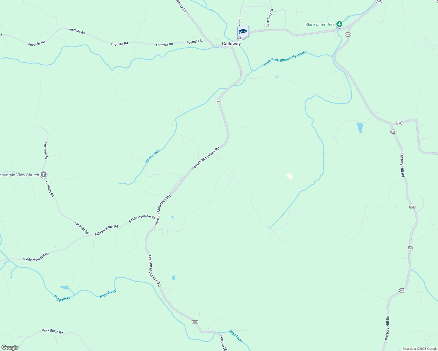 map of restaurants, bars, coffee shops, grocery stores, and more near 278 Woodwinds Road in Callaway