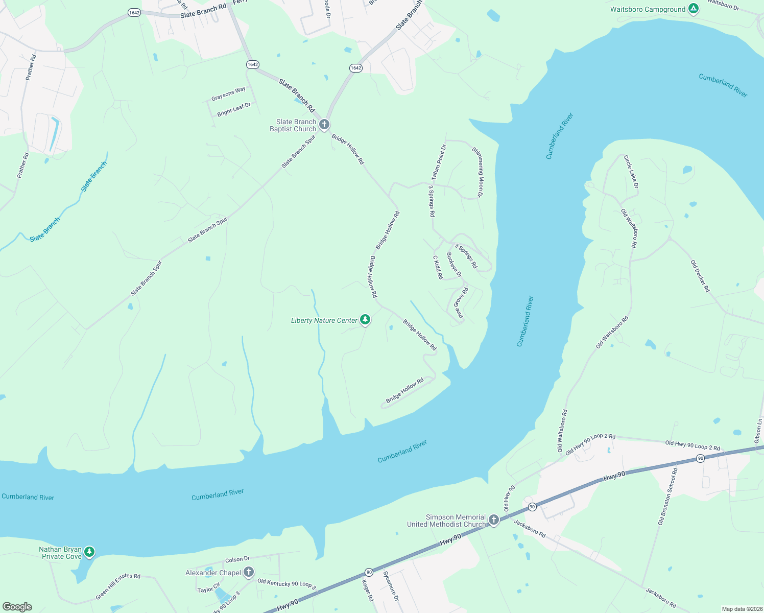 map of restaurants, bars, coffee shops, grocery stores, and more near 1235 Bridge Hollow Road in Somerset