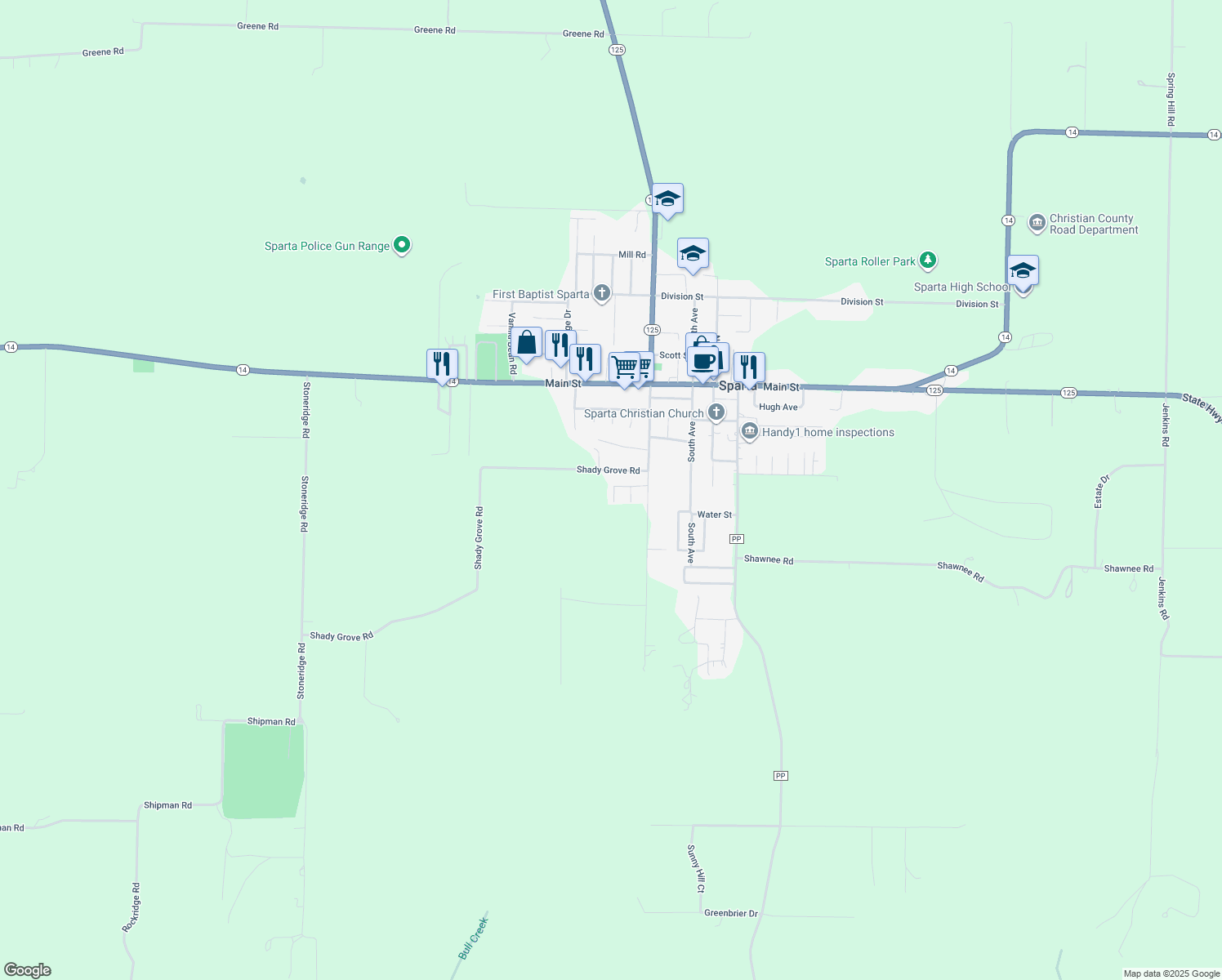 409 Ash Street, Sparta MO Walk Score