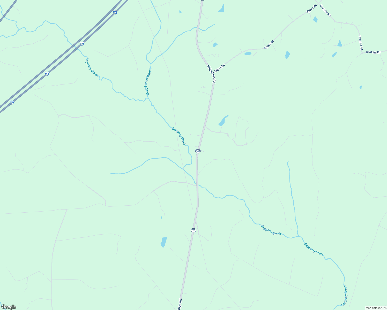 map of restaurants, bars, coffee shops, grocery stores, and more near 19918 Shippings Rd in DeWitt