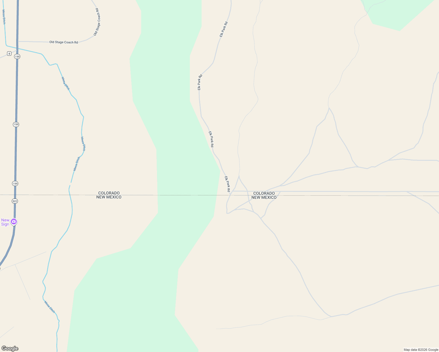 map of restaurants, bars, coffee shops, grocery stores, and more near Elk Park Road in San Luis