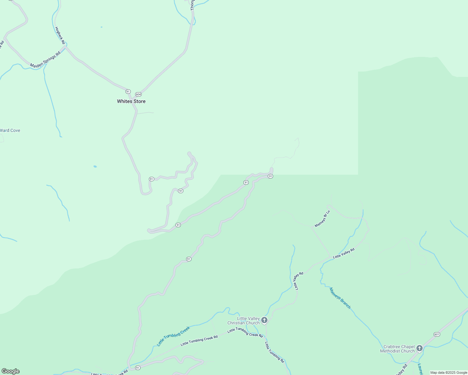 map of restaurants, bars, coffee shops, grocery stores, and more near 3464 Veterans Road in Tannersville