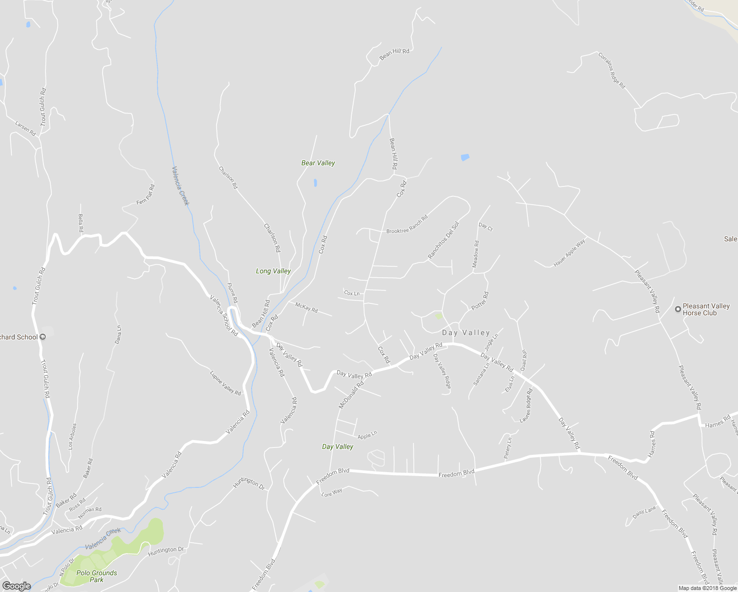 map of restaurants, bars, coffee shops, grocery stores, and more near 1925 Cox Road in Aptos