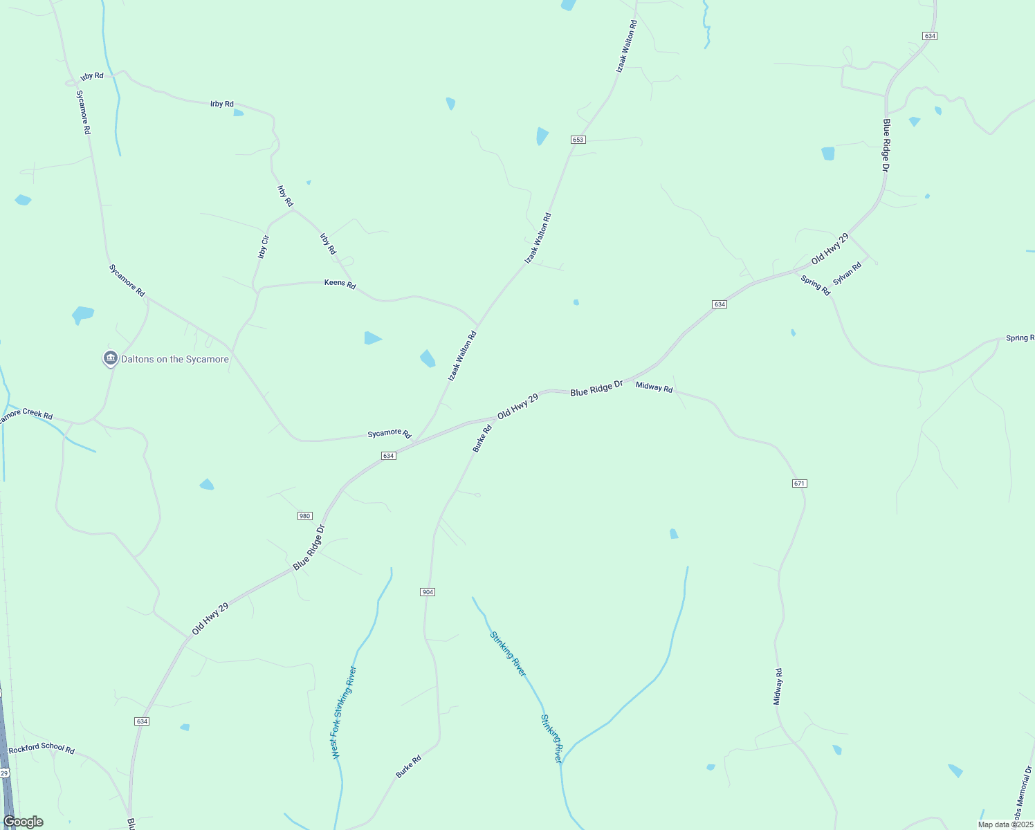 map of restaurants, bars, coffee shops, grocery stores, and more near 4184 Blue Ridge Drive in Gretna