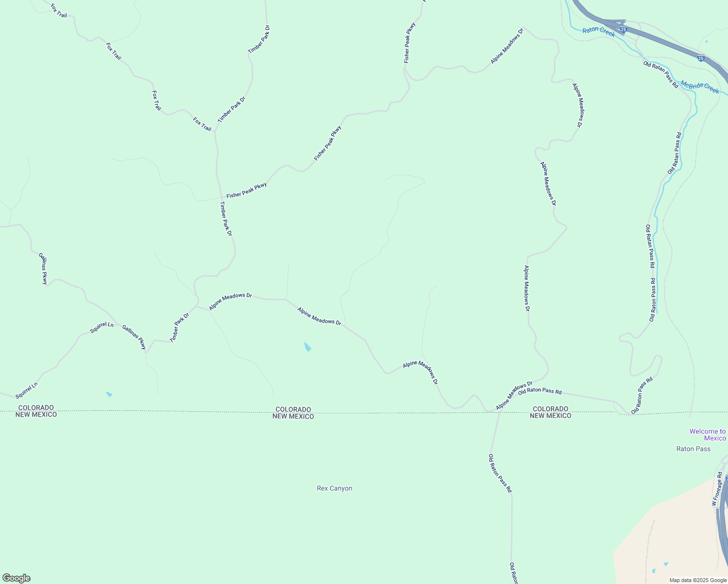 map of restaurants, bars, coffee shops, grocery stores, and more near Lodgepole Trace in Trinidad