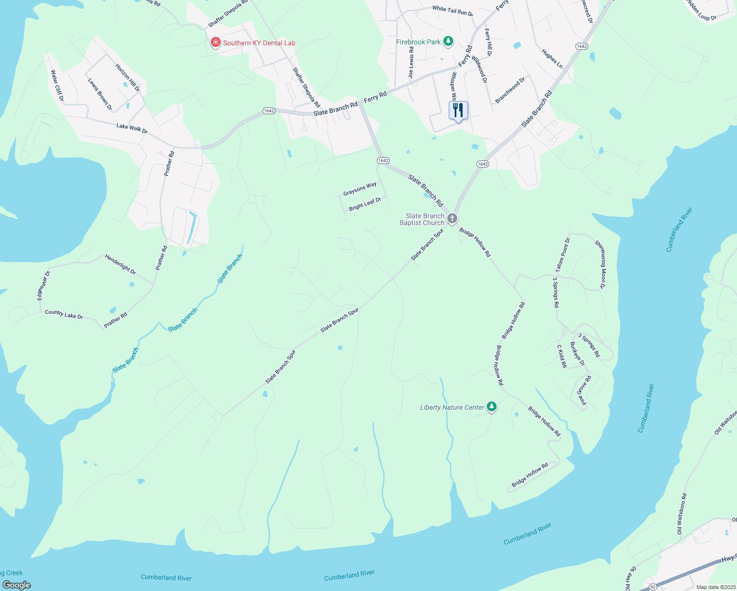 map of restaurants, bars, coffee shops, grocery stores, and more near Gridler Road in Somerset