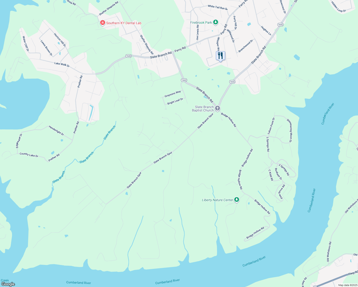 map of restaurants, bars, coffee shops, grocery stores, and more near Gridler Road in Somerset