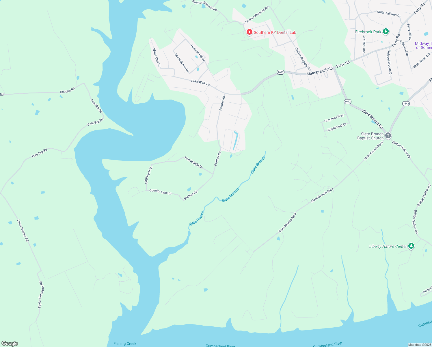 map of restaurants, bars, coffee shops, grocery stores, and more near 674 Prather Road in Somerset