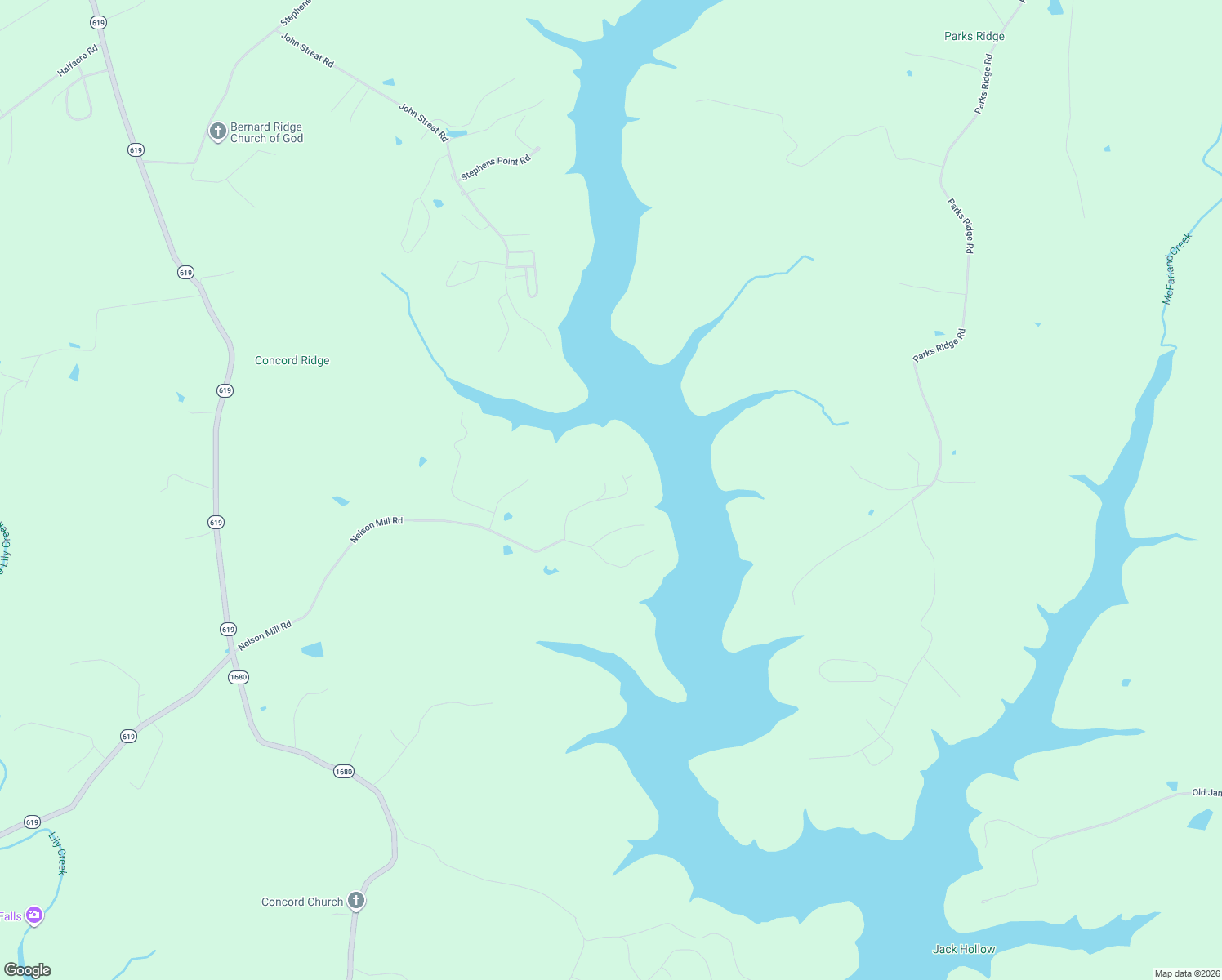 map of restaurants, bars, coffee shops, grocery stores, and more near 250 Ivy Drive in Jamestown