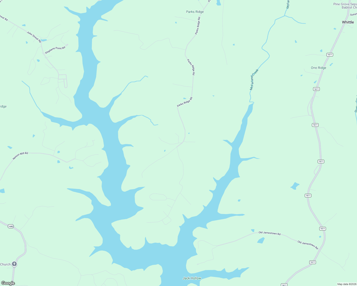 map of restaurants, bars, coffee shops, grocery stores, and more near Parks Ridge Road in Russell Springs