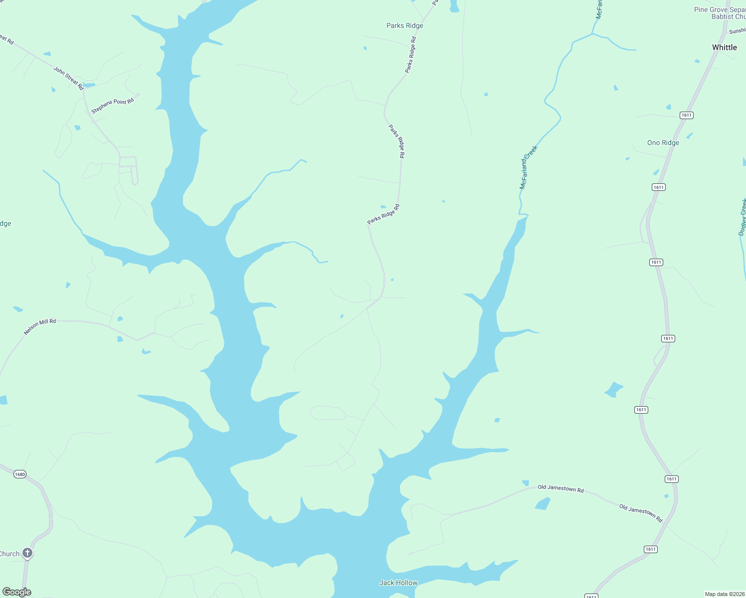 map of restaurants, bars, coffee shops, grocery stores, and more near Parks Ridge Road in Russell Springs