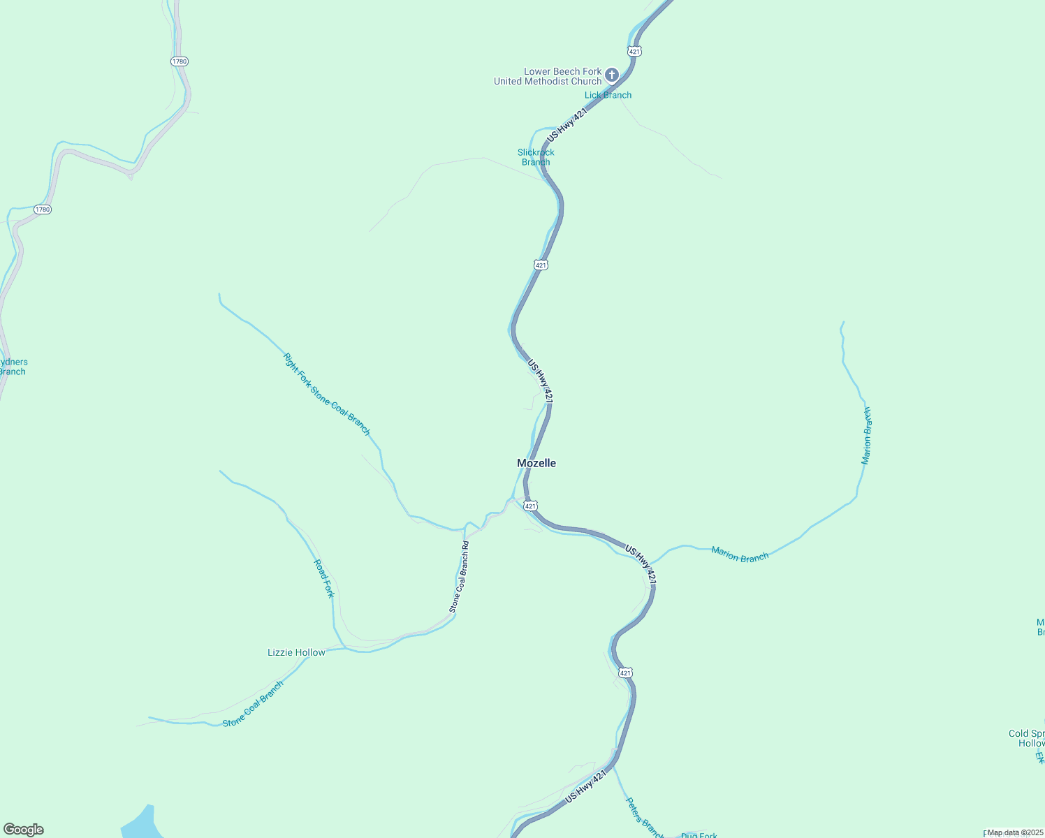 map of restaurants, bars, coffee shops, grocery stores, and more near Fox Trail Road in Helton