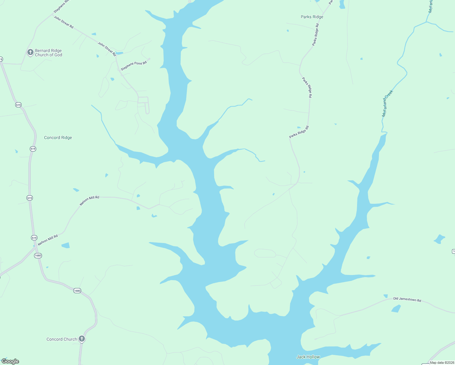 map of restaurants, bars, coffee shops, grocery stores, and more near in Jamestown