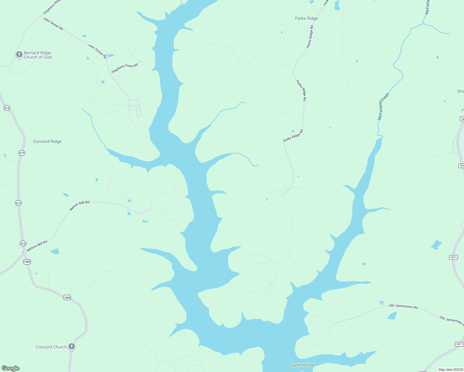 map of restaurants, bars, coffee shops, grocery stores, and more near in Jamestown