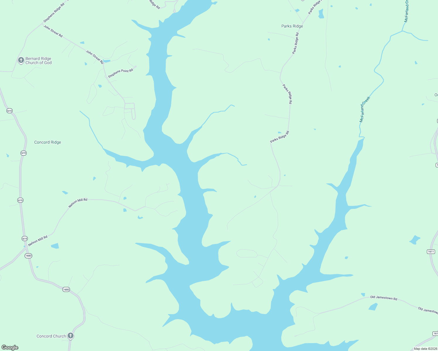 map of restaurants, bars, coffee shops, grocery stores, and more near in Jamestown