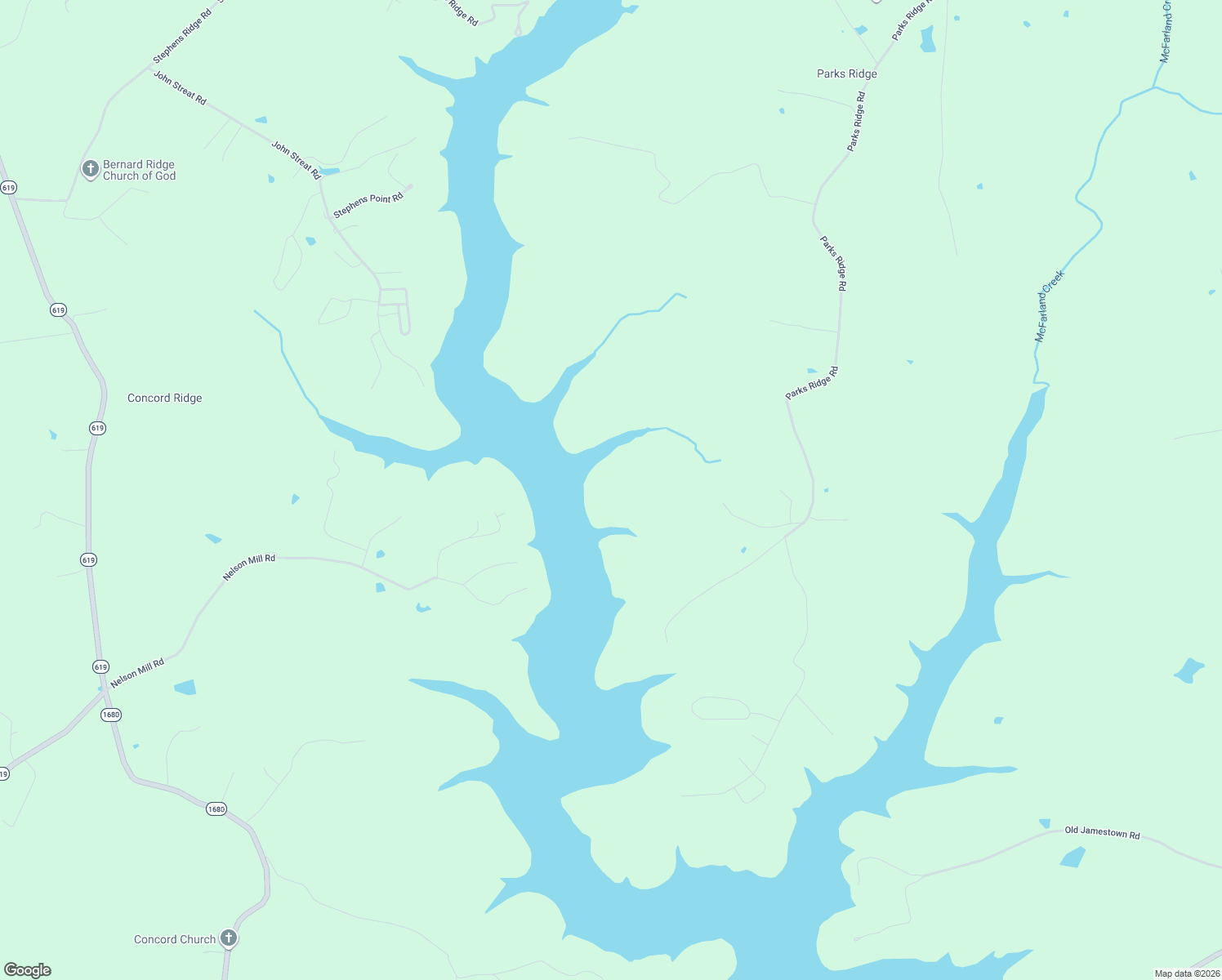 map of restaurants, bars, coffee shops, grocery stores, and more near in Jamestown