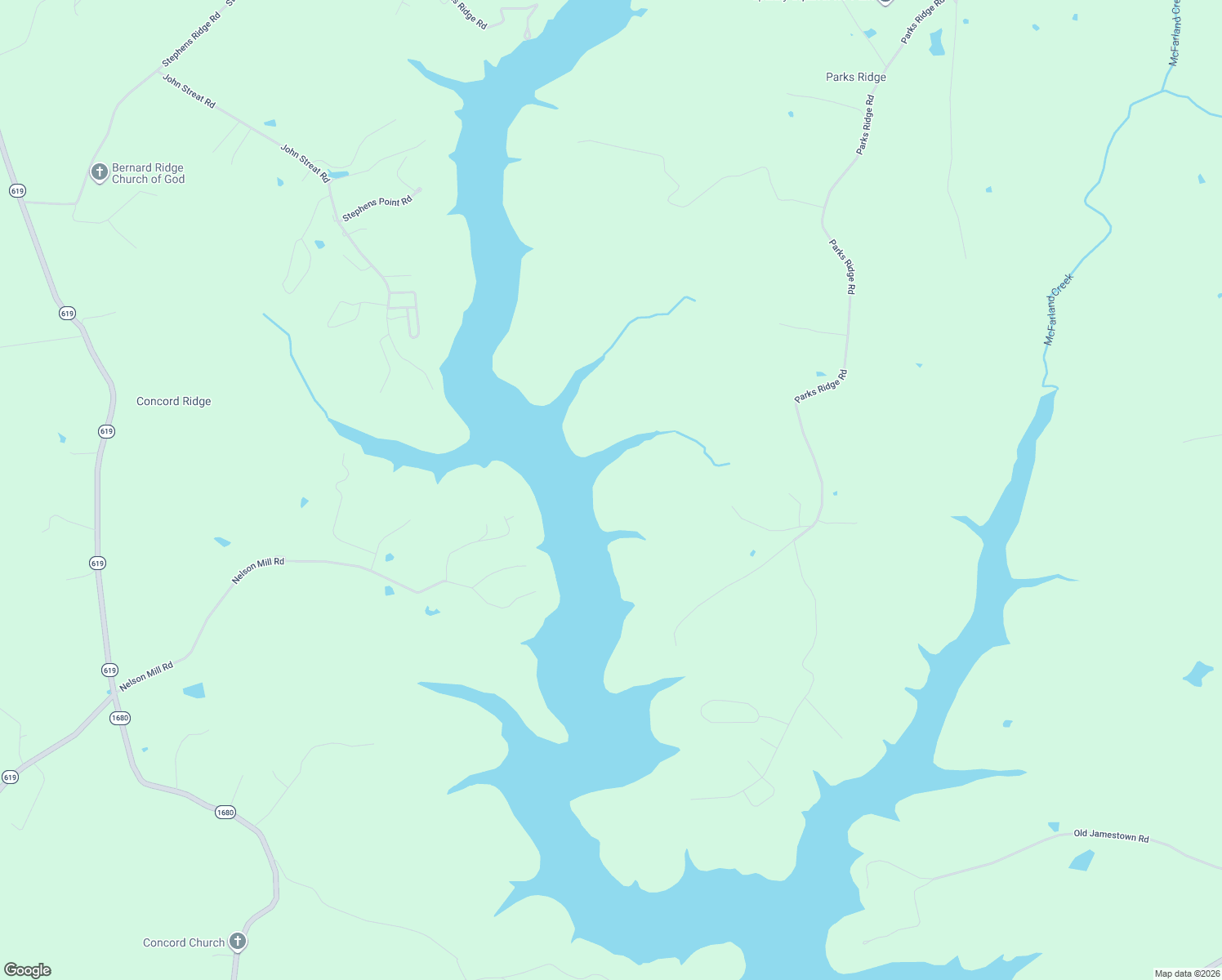 map of restaurants, bars, coffee shops, grocery stores, and more near in Jamestown
