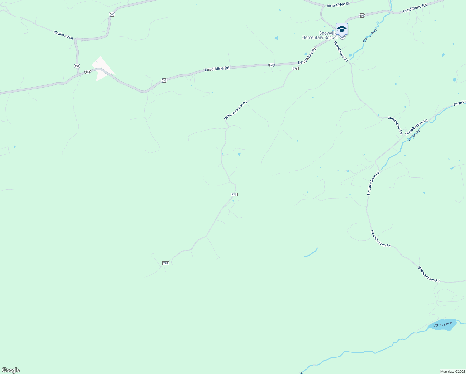 map of restaurants, bars, coffee shops, grocery stores, and more near 3148-3190 Dallas Freeman Road in Hiwassee