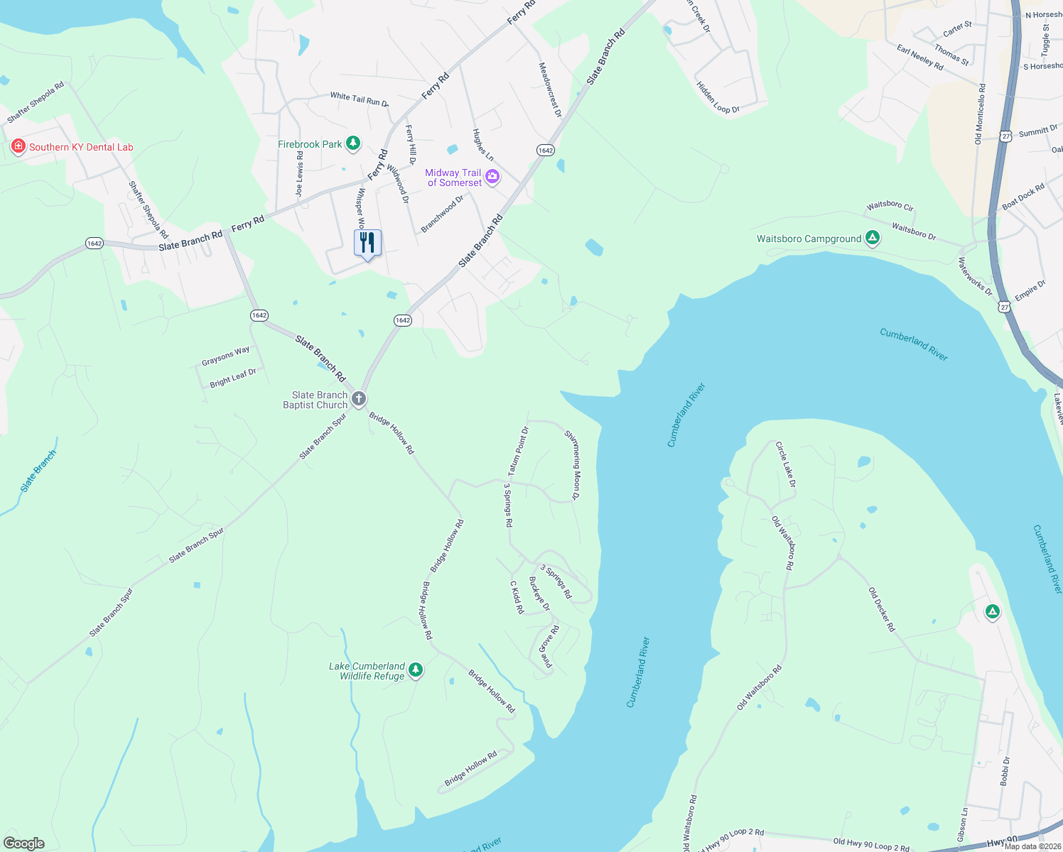 map of restaurants, bars, coffee shops, grocery stores, and more near 2-602 3 Springs Road in Somerset