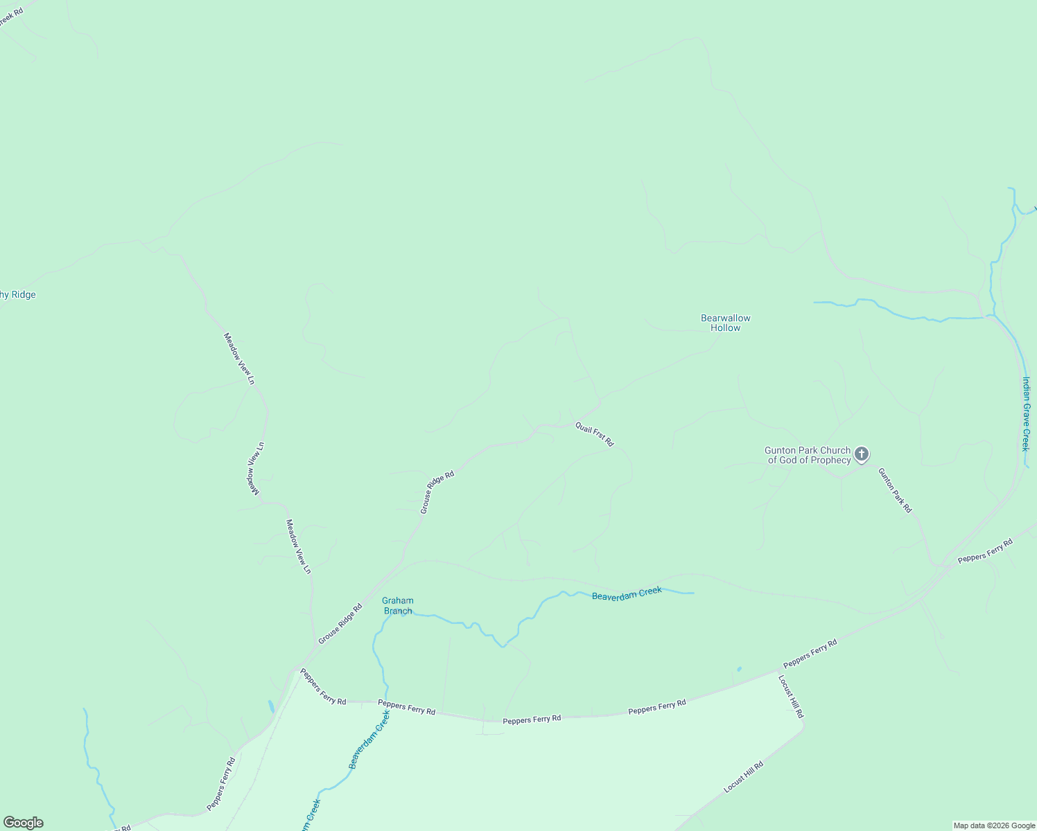 map of restaurants, bars, coffee shops, grocery stores, and more near 500-798 Grouse Ridge Road in Max Meadows