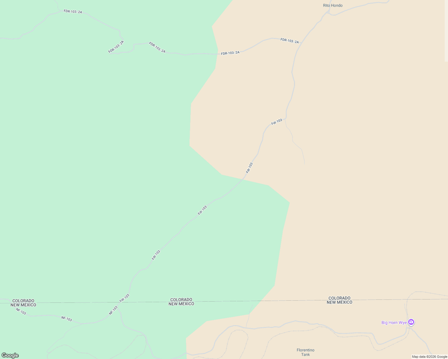 map of restaurants, bars, coffee shops, grocery stores, and more near 1195 Rito Hondo Road in Antonito