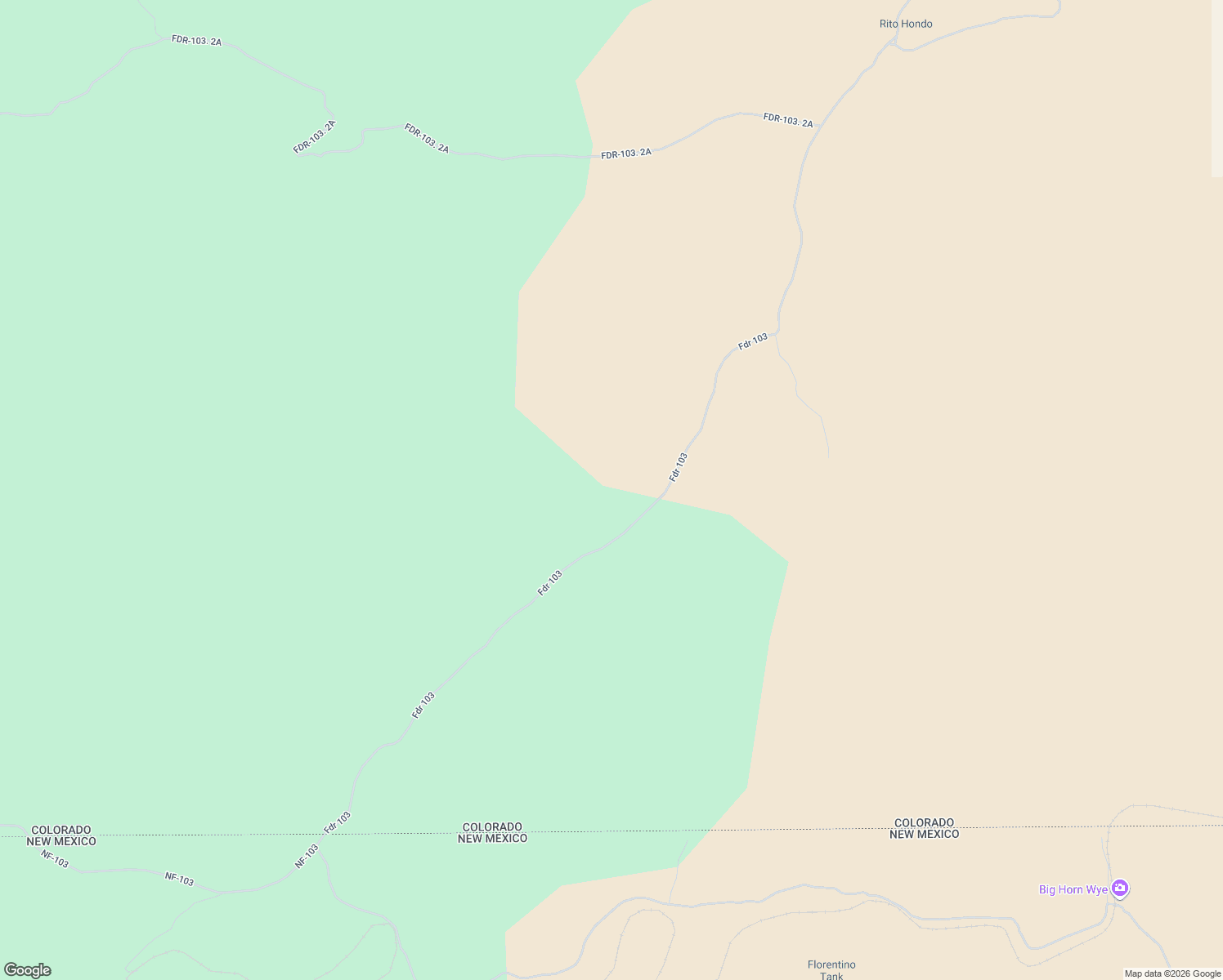 map of restaurants, bars, coffee shops, grocery stores, and more near 1195 Rito Hondo Road in Antonito